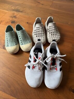 Kids Boys Summer Shoes 3-pack / US 12 / Lusso Adidas & Native